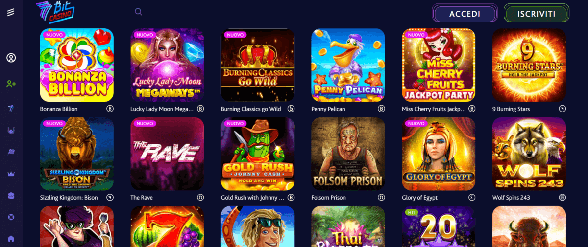 7bit nuovi casino online italia
